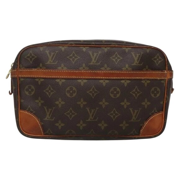 LOUIS VUITTON Monogram Compiegne 28 Clutch Bag - Picture 1 of 16